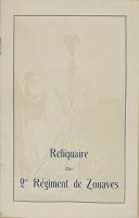 SEGUINE - " Reliquaire du 2nd Régiment de Zouaves " - Oran