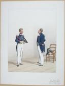 1830. Garde Royale. Cuirassiers (2e Régiment). Maréchal des Logis-Chef, Major.