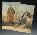 Photo 1 : AUBRY et MARTINET, 2 gravures couleurs, Début XIXème siècle.