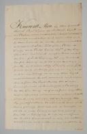 PENSION DÉLIVRÉE À RENÉ JEAN DE BOTHEREL, Comte du Plessix, 1796. 18913-44