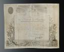BREVET POUR L'ORDRE DES DEUX ÉPÉES DÉCERNÉ À BARTHÉLEMY BESSIÈRES, Trompette de la Gendarmerie Nationale, Révolution. 29913
