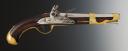 PISTOLET D'ARÇON DE CAVALERIE, modèle 1763-1766, deuxième type fabrication de 1775, Manufacture de Saint Étienne, Ancienne Monarchie. 30132