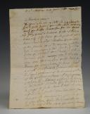Spanish Campaign. AUTOGRAPH LETTER FROM JEAN-FRANÇOIS GABELIN (GASELIN?), in San Sebastian on January 12, 1810, TO HIS MOTHER residing in Nogent le Rotrou.