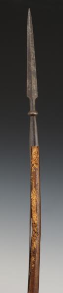 LANCE « À BOULE » DE CAVALERIE POUR LES RÉGIMENTS DE CHEVAU-LÉGERS LANCIERS DE LA LIGNE, LANCIERS HOLLANDAIS ET LANCIERS POLONAIS DE LA GARDE IMPÉRIALE, modèle 1807, Premier Empire. 32759