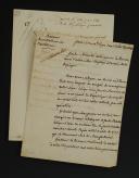 LOT DE DEUX LETTRES SIGNÉES JEAN-NICOLAS PACHE, l'une en 1792 en sa qualité de Ministre de la Guerre, la seconde en 1793 en sa qualité de maire de Paris. 18915-17