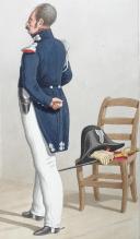 Photo 2 : 1830. Garde Royale. Cuirassiers (2e Régiment). Maréchal des Logis-Chef, Major.