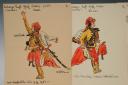 Photo 2 : KLEIN H., CROATIAN HUSSARS OF THE ANCIENT MONARCHY, 20th century: Four original watercolors. 26644
