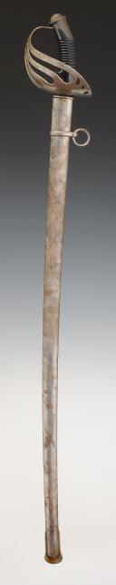 Photo 2 : Cavalry Officer's Saber Manufactured for Chile, Worn by the Guards of the Moneda Palace. Based on the 1882 model for cavalry officers, late 19th century. 33016R