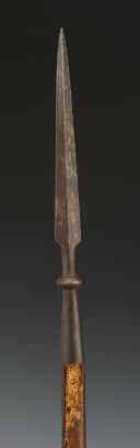 Photo 2 : LANCE « À BOULE » DE CAVALERIE POUR LES RÉGIMENTS DE CHEVAU-LÉGERS LANCIERS DE LA LIGNE, LANCIERS HOLLANDAIS ET LANCIERS POLONAIS DE LA GARDE IMPÉRIALE, modèle 1807, Premier Empire. 32759