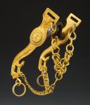 Photo 2 : MORS DE BRIDE ET PAIRE D'ÉTRIERS ATTRIBUÉS AU MARÉCHAL MONCEY, Premier Empire. 0802/04/2