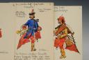 Photo 3 : KLEIN H., CROATIAN HUSSARS OF THE ANCIENT MONARCHY, 20th century: Four original watercolors. 26644