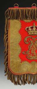 Photo 3 : SABRETACHE IN GRAND ATTIRE OF COLONEL GENERAL OF THE HUSSARDS WHICH BELONGED TO LOUIS PHILIPPE DUC D’ORLÉANS (future King), Restoration. 27479