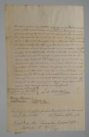Photo 3 : PENSION DÉLIVRÉE À RENÉ JEAN DE BOTHEREL, Comte du Plessix, 1796. 18913-44