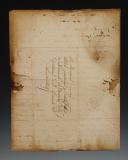 Photo 4 : LETTER WITH BEAUTIFUL ILLUSTRATION OF SOLDIER FRANÇOIS OBLET TO HIS PARENTS in Villers-Cotterêts, Brest on July 21, 1830. 18880-22