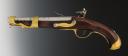 Photo 6 : PISTOLET D'ARÇON DE CAVALERIE, modèle 1763-1766, deuxième type fabrication de 1775, Manufacture de Saint Étienne, Ancienne Monarchie. 30132
