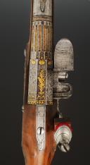 Photo 9 : PAIR OF OFFICER'S PISTOLS SIGNED LAROCHE IN PARIS, Former Monarchy. 30101