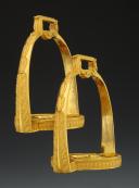 Photo 9 : MORS DE BRIDE ET PAIRE D'ÉTRIERS ATTRIBUÉS AU MARÉCHAL MONCEY, Premier Empire. 0802/04/2