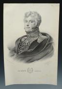 Photo 1 : POINTEL DU PORTAIL (1835) : LITHOGRAPHIE EN NOIR ET BLANC : LE GÉNÉRAL  D'EMPIRE LOUIS LEPIC, MONARCHIE DE JUILLET.