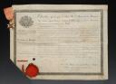 ORDRE DE SAINT-LOUIS : CROIX DE CHEVALIER ET SON DIPLÔME, ayant appartenu à Jean Pierre MAYNARD, Capitaine du 2ème Régiment d'Artillerie, Restauration. 30162