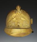 FIREFIGHTER HELMET OF THE MUNICIPALITY OF RETHEL, 1885 model, Third Republic. 24537