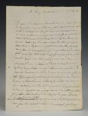 Siege of the City of Almeida. LETTER FROM SOLDIER ANTOINE ARCHIAS, sergeant, at the camp of Almeida on August 23, 1810, TO HIS FATHER residing in Apt (Vaucluse).