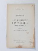 Photo 2 : Historique du 115ème Régiment d’Infanterie territoriale 