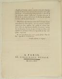 Photo 2 : LOI qui règle définitivement l'uniforme des Gardes Nationales. Donnée à Paris, le 20 juillet 1791. 2 pages