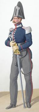 Photo 2 : 1830. Garde Royale. Cuirassiers (1er Régiment). Maréchal des Logis, Adjudant Sous-Officier.