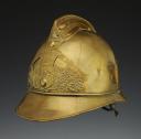 Photo 2 : FIREFIGHTER HELMET OF THE MUNICIPALITY OF RETHEL, 1885 model, Third Republic. 24537
