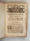 Photo 3 : ORDONNANCE du ROI de 1716 à 1719.