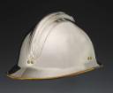 Photo 3 : HELMET OF THE MARINS-POMPIERS BATTALION OF MARSEILLE, 1933 type, Fifth Republic. Inventory number 30793.