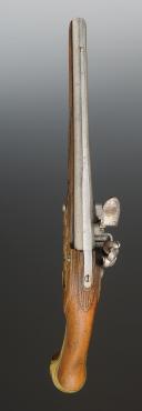 Photo 3 : PISTOLET D'ARÇON D'OFFICIER, Ancienne Monarchie règne de Louis XV, vers 1750-1760. 34642