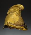 Photo 4 : HELMET OF FIREFIGHTERS OF THE COMMUNE OF CIVRAY, type 1855, Second Empire. 24162