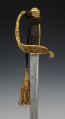 Photo 4 : OFFICER'S SABER OF THE CHASSEURS DE VINCENNES, model 1838, renamed Chasseurs d'Orléans in 1842, Second Empire. 29250R.