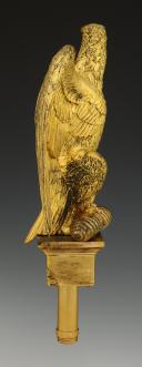 Photo 4 : AIGLE DE DRAPEAU attribuée au 13ème régiment de Chasseurs à cheval, modèle 1804, Premier Empire. 33609