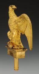 Photo 6 : AIGLE DE DRAPEAU attribuée au 13ème régiment de Chasseurs à cheval, modèle 1804, Premier Empire. 33609