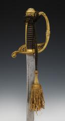 Photo 7 : OFFICER'S SABER OF THE CHASSEURS DE VINCENNES, model 1838, renamed Chasseurs d'Orléans in 1842, Second Empire. 29250R.