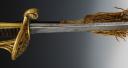 Photo 9 : OFFICER'S SABER OF THE CHASSEURS DE VINCENNES, model 1838, renamed Chasseurs d'Orléans in 1842, Second Empire. 29250R.