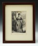Photo 1 : PAULINE BONAPARTE : gravure en noir et blanc signée A. Lacauchie, Empire.
