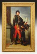 REPRODUCTION AFTER Baron François GÉRARD OF THE PORTRAIT OF PRINCE JOACHIM MURAT as Governor of Paris in 1801, Consulate. 21st century. 26666
