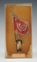 FOOT HUNTER FLAG BEARER 1812, LEAD FIGURINES BY CBG MIGNOT, manufactured between 1960-1970, 20th century. 29966