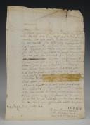 Spanish Army. LETTER FROM THE SOLDIER ROUTIER, dragoon of the 5th regiment in Baza on July 14, 1810, ADDRESSED TO HIS BROTHER. 18857-10