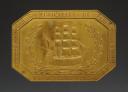 PLAQUE DE COFFRET DE GIBERNE DE LA GARDE MUNICIPALE DE PARIS DU 29 JUILLET 1830, Monarchie de Juillet. 27713