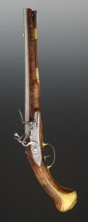 PISTOLET D'ARÇON D'OFFICIER, Ancienne Monarchie règne de Louis XV, vers 1740. 34643