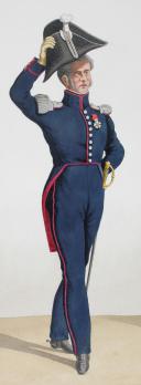 Photo 2 : 1824. Garde Royale. Infanterie. Major (5e Régiment), Grenadier (6e Régiment).