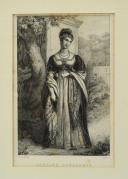 Photo 2 : PAULINE BONAPARTE : gravure en noir et blanc signée A. Lacauchie, Empire.