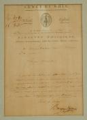 Photo 2 : ORDRE DU MINISTRE DE LA GUERRE AU QUARTIER GÉNÉRAL DE LANDAU, 1799, Révolution. 12542