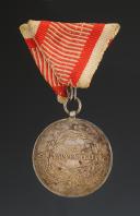 Photo 2 : MEDAL FOR BRAVERY IN SILVER, Austria, Second half of the 19th century. 27576-1