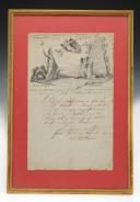 Photo 2 : SIGNED AUTOGRAPH LETTER ON THE LETTERHEAD OF DIVISION GENERAL ALEXANDRE BERTHIER, General Headquarters in Milan on the 13th of Brumaire, Year 6. 30166