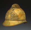 Photo 2 : TROOP HELMET OF THE FIREFIGHTERS OF THE CITY OF TOURS, 1885 type, Third Republic. 24513